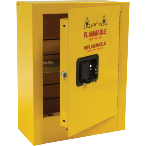 Armoire de s&eacute;curit&eacute; miniature pour produits inflammables, 2 gal., 1 Porte(s), 17" La x 22" h x 8" p Pronet Distribution
