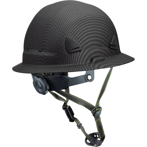 Casque Fibre Metal de style escalade avec bordure compl&egrave;te, R&eacute;pond aux normes CSA type 2, Suspension Rochet, Non ventil&eacute; Pronet Distribution