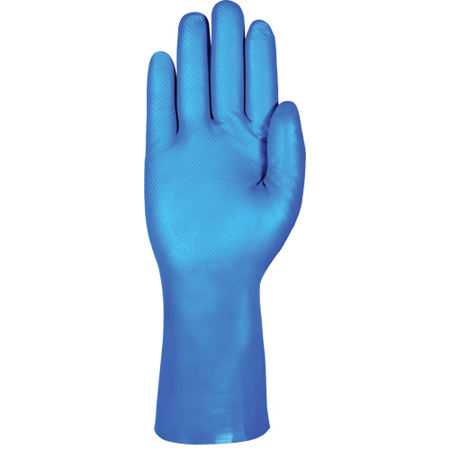 AlphaTec&reg; 37-501 Blue Medium-Duty Chemical-Resistant Gloves, Size 7, 13" L, Nitrile, 16.5-mil Pronet Distribution