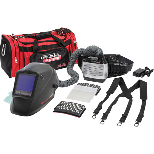 VIKING 3350 XG Auto-Darkening PAPR with Extended Battery, Welding Helmet, Lithium-Ion Battery Pronet Distribution
