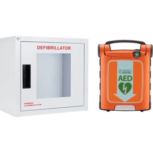 Powerheart&reg; G5 AED & Cabinet Kit, Automatic, Bilingual, Class 3 Pronet Distribution