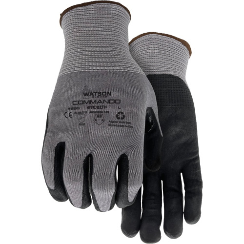 Gants r&eacute;sistant &agrave; la coupe 338 Commando, Taille Petit, Calibre 18, Rev&ecirc;tement Mousse de nitrile, Enveloppe en PEHP/Polyester/Spandex/Acier inoxydable, ASTM ANSI niveau A8/EN 388 niveau F Pronet Distribution