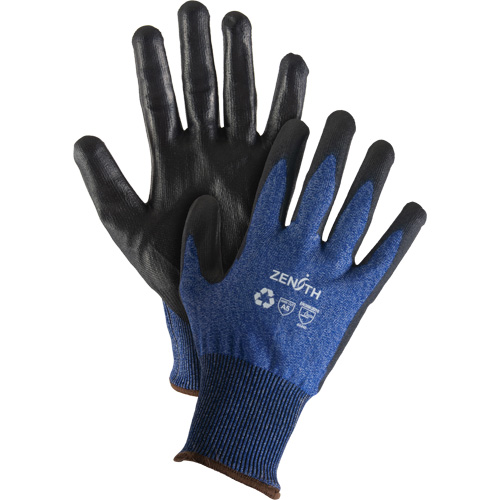 Gants &eacute;lastiques &eacute;cologiques r&eacute;sistants &agrave; la coupe, Taille 10, Calibre 18, Rev&ecirc;tement Polyur&eacute;thane, Enveloppe en Acier inoxydable/PEHP/rPET, ASTM ANSI niveau A5 Pronet Distribution