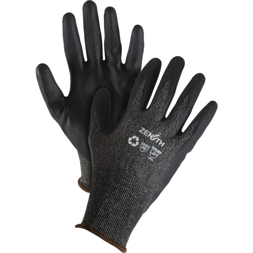 Gants &eacute;cologiques, l&eacute;gers, et r&eacute;sistants &agrave; la coupe, &agrave; haute dext&eacute;rit&eacute;, Taille 8, Calibre 21, Rev&ecirc;tement Mousse de nitrile, Enveloppe en Acier inoxydable/PEHP/rPET, ASTM ANSI niveau A5 Pronet Distribution