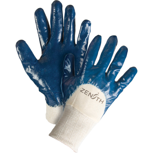 Gants &agrave; doublure interlock de poids moyen, 10/T-Grand, R&ecirc;vetement Nitrile, Enveloppe en Coton Pronet Distribution