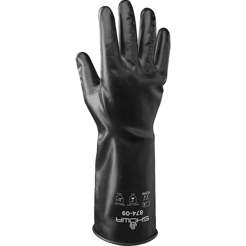 874 Chemical-Resistant Gloves, Size Small/7, 14" L, Butyl Rubber, 13.78-mil Pronet Distribution