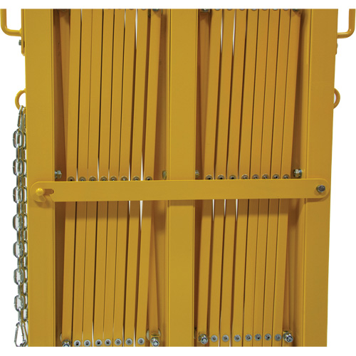 Expandable Barrier, 84" H x 20' L, Yellow Pronet Distribution