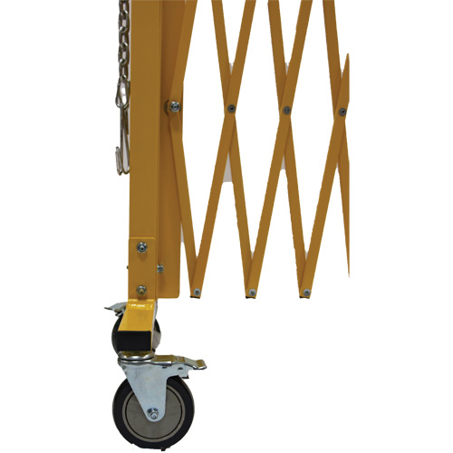 Expandable Barrier, 84" H x 20' L, Yellow Pronet Distribution