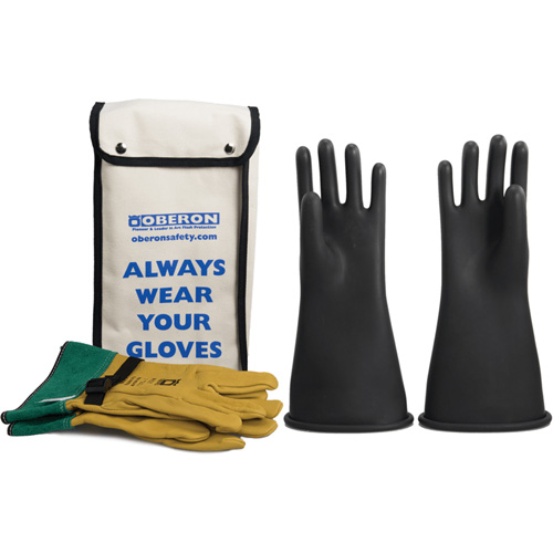 Ensemble de gants en caoutchouc pour l'&eacute;lectricit&eacute; de classe 2, 9, 14" lo, 37 cal/cm², NFPA 70E Pronet Distribution