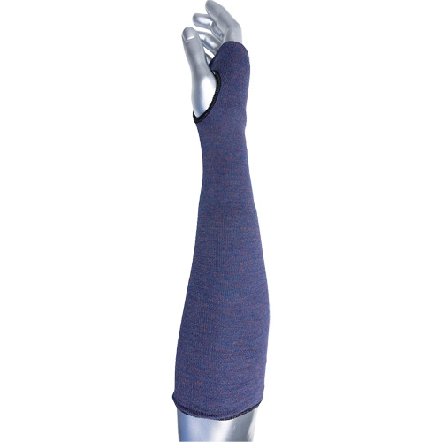 Manchette ASP &agrave; 2 plis avec trou pour pouce ECO Series Kut Gard, Aramide, 14", ASTM ANSI niveau A3, Mauve Pronet Distribution