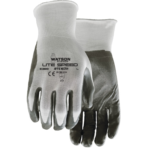 389 Stealth Lite Speed Gloves, X-Small, Nitrile Coating, Polyester Shell Pronet Distribution