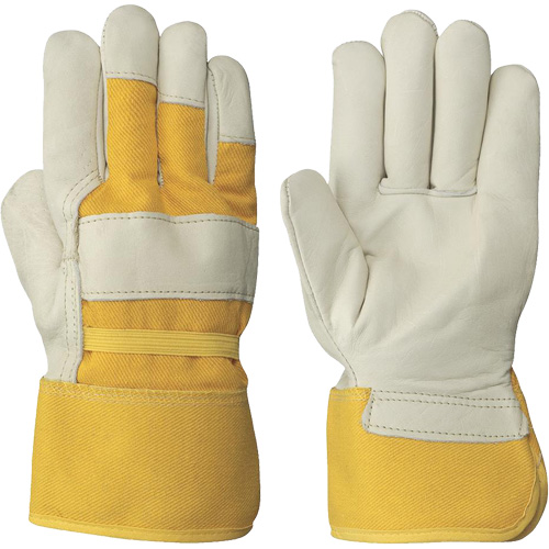 Gants isol&eacute;s en cuir fleur de vache pour femmes, Taille unique, Paume en Cuir fleur de vache, Doublure en Molleton Pronet Distribution