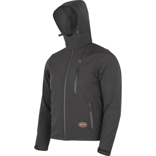 Veste chauffante Softshell, Hommes, Petit, Noir Pronet Distribution