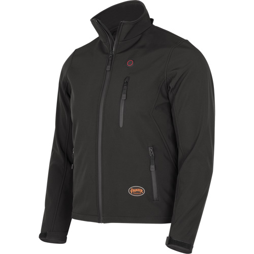 Veste chauffante Softshell, Hommes, Petit, Noir Pronet Distribution