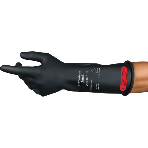 Gants &eacute;lectriques isol&eacute;s ultra l&eacute;gers ActivArmr RIG R014BUL, ASTM classe 0, Taille 10, 14" lo Pronet Distribution