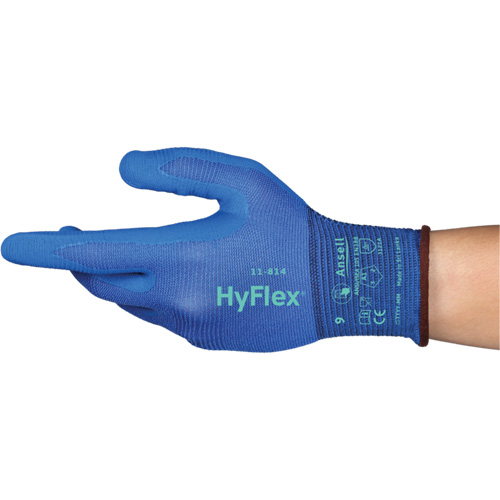 Gants Hyflex 11-814, Taille 5/2T-petit, Calibre 18, Rev&ecirc;tement Mousse de nitrile, Enveloppe en Nylon/Spandex, ASTM ANSI niveau A1/EN 388 niveau 1/EN 388 niveau A Pronet Distribution