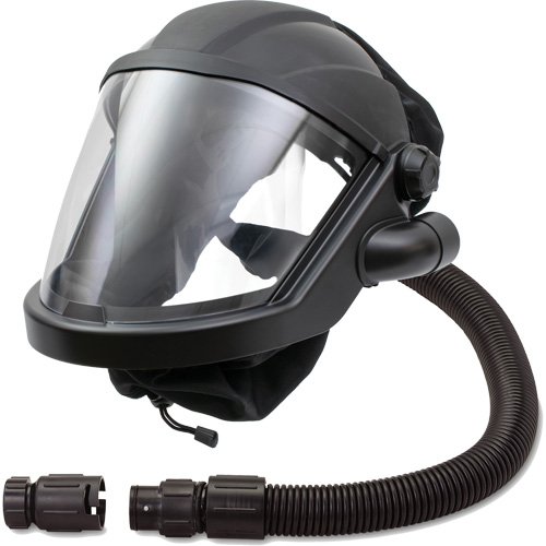 MAXSHIELD&reg; Supplied Air Respirator Shield with Cooler, Universal, Facepiece Pronet Distribution