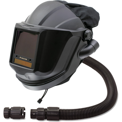 MAXSHIELD&reg; Supplied Air Respirator Shield & Flip-Front Welding with ADF Lens & Control Valve, Universal, Facepiece Pronet Distribution
