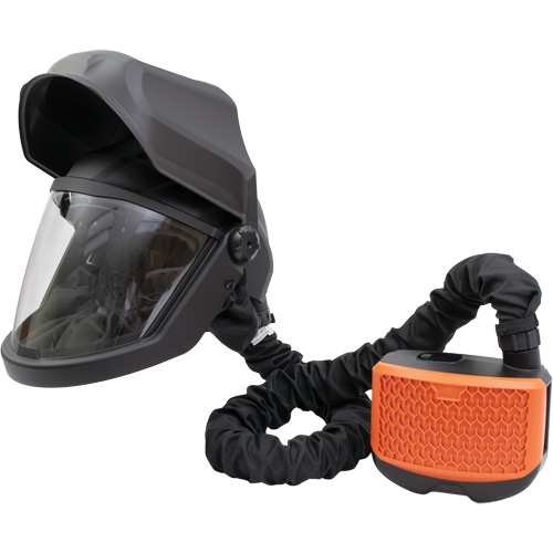 Visi&egrave;re rabattable PEAKAIR DEFENDER & ensemble de souffleur X90VX, Respirateur &agrave; masque/Masque de soudage, Pile Lithium-ion Pronet Distribution