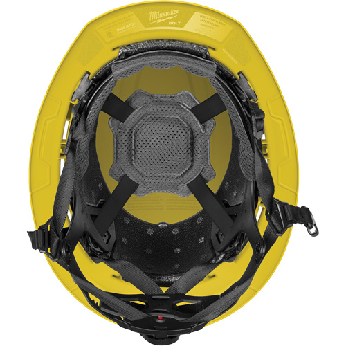 BOLT Full Brim Safety Helmet, Meets CSA Type 2, Ratchet Suspension, Non-Vented Pronet Distribution
