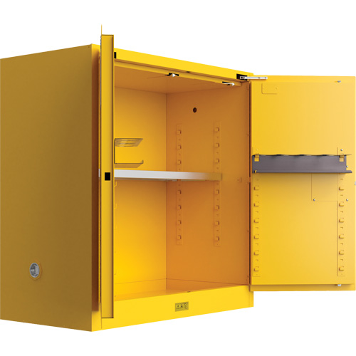 Utili-Guard+ Flammable Safety Cabinet, 30 gal., 1 Door, 43" W x 44" H x 22" D Pronet Distribution