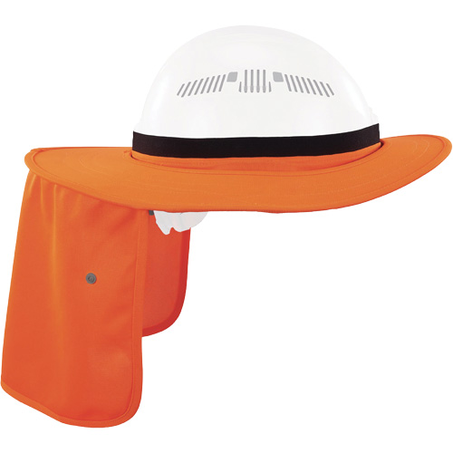 Chill-Its 6661 Universal Hard Hat Brim with Neck Shade, Hi-Vis Orange Pronet Distribution