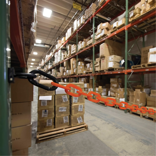 Magnetic Chain Barrier Warehouse Kit, Orange Pronet Distribution