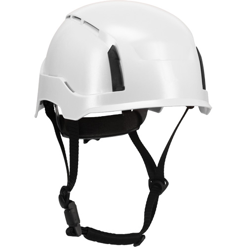 North&reg; RZRBack Industrial Climbing Helmet, Meets CSA Type 1, Ratchet Suspension, Vented Pronet Distribution