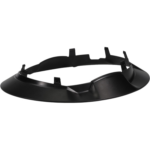 Bordure large compl&egrave;te &agrave; agrafe pour casque d'alpiniste RZRBack, blanc Pronet Distribution