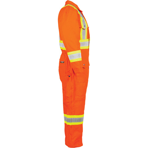 High-Visibility Lined Canvas Overalls, Small, High Visibility Orange Pronet Distribution
