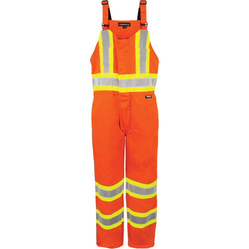 Salopette non doubl&eacute;e haute visibilit&eacute;, 4T-Grand, Orange haute visibilit&eacute; Pronet Distribution