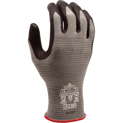 Gants DURACoil Alpha AC800 ESD, Taille 6/Petit, Calibre 18, Rev&ecirc;tement Nitrile micromousse, Enveloppe en PEHP, ASTM ANSI niveau A4/EN 388 niveau D Pronet Distribution
