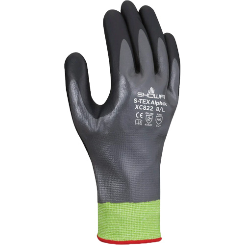 Gants r&eacute;sistants &agrave; la coupe S-TEX Alpha XC822, Taille 2T-Grand/10, Calibre 18, Rev&ecirc;tement Nitrile, Enveloppe en Tungst&egrave;ne, ASTM ANSI niveau A6 Pronet Distribution
