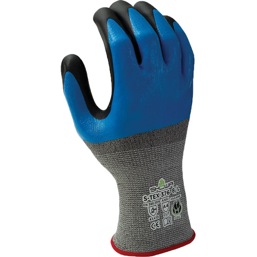 Gants r&eacute;sistant &agrave; la coupe 376, 10/2T-Grand, R&ecirc;vetement Nitrile/Mousse de nitrile, Calibre 13, Enveloppe en Polyester/Acier inoxydable Pronet Distribution
