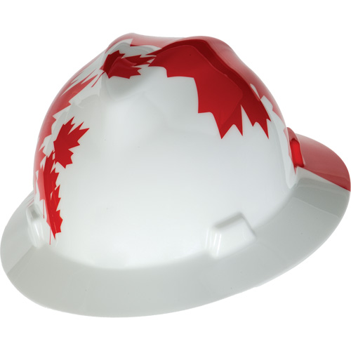 Casque de protection V-Gard &agrave; fentes s&eacute;rie Canadian Freedom, Suspension Rochet, Non ventil&eacute; Pronet Distribution