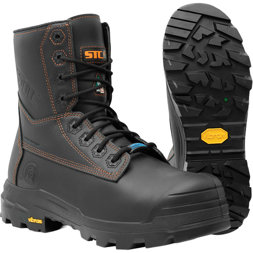 Bottes de travail Metpro Flex avec protecteur m&eacute;tatarsien, Cuir, Taille 10, Imperm&eacute;able Pronet Distribution