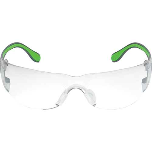Lunettes de s&eacute;curit&eacute; gris/vert Adapt Lite, Lentille Transparent, Antibu&eacute;e/Anti-&eacute;gratignures, ANSI Z87+/R&eacute;pond ou surpasse la norme CSA Z94.3 Pronet Distribution