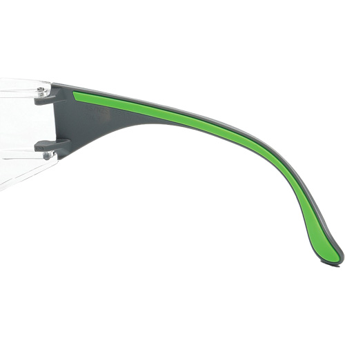 Lunettes de s&eacute;curit&eacute; gris/vert Adapt Lite, Lentille Transparent, Antibu&eacute;e/Anti-&eacute;gratignures, ANSI Z87+/R&eacute;pond ou surpasse la norme CSA Z94.3 Pronet Distribution