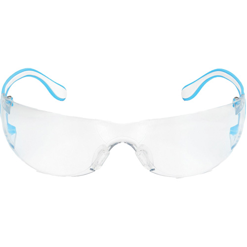 Adapt Lite Blue/White Safety Glasses, Clear Lens, Anti-Fog/Anti-Scratch, ANSI Z87+/Meets/Exceeds CSA Z94.3 Pronet Distribution