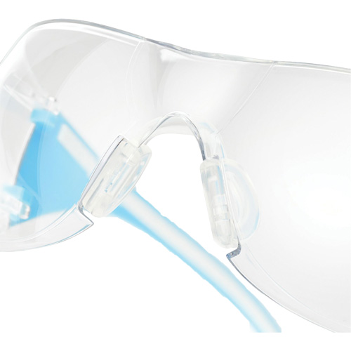 Adapt Lite Blue/White Safety Glasses, Clear Lens, Anti-Fog/Anti-Scratch, ANSI Z87+/Meets/Exceeds CSA Z94.3 Pronet Distribution