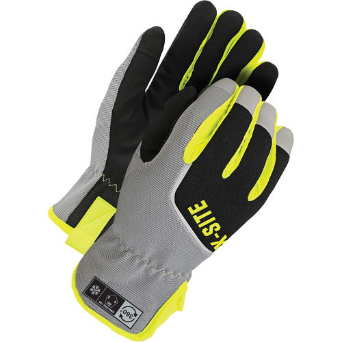 Gants de performance X-Site doubl&eacute;s, r&eacute;sistants &agrave; la coupe et compatibles avec les &eacute;crans tactiles, Taille Grand, Enveloppe en Thinsulate/Microfibre/Spandex, ASTM ANSI niveau A5 Pronet Distribution