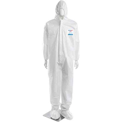 CoverMe XP1800 Coverall, 3X-Large, White, Microporous Pronet Distribution
