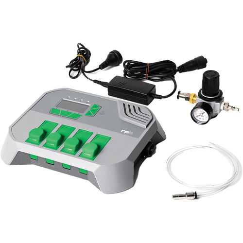 Moniteur de gaz GX4 avec cartouche CO de 5 ppm et ensemble d'adaptateur d'alimentation Pronet Distribution