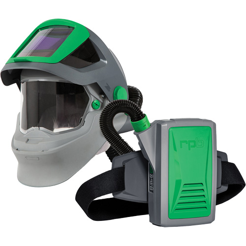 Respirateur de soudage Z4 avec joint de menton FR et APR motoris&eacute; PX5, Respirateur &agrave; masque/Masque de soudage Pronet Distribution