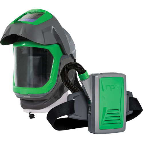 Masque de respirateur Z-Link avec joint de visage, visi&egrave;re & montage &agrave; ceinture, Respirateur &agrave; masque/Masque de soudage, Pile Lithium-ion Pronet Distribution