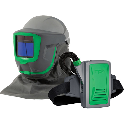 Z-Link+ syst&egrave;me APR motoris&eacute; avec cape &agrave; l'&eacute;paule & visi&egrave;re, Respirateur &agrave; masque/Masque de soudage Pronet Distribution