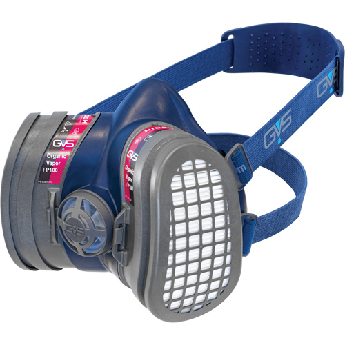 Respirateur Elipse &agrave; profil bas OV/P100 NIOSH avec filtres de rechange, &eacute;lastom&egrave;re/Thermoplastique, Petit/Moyen Pronet Distribution