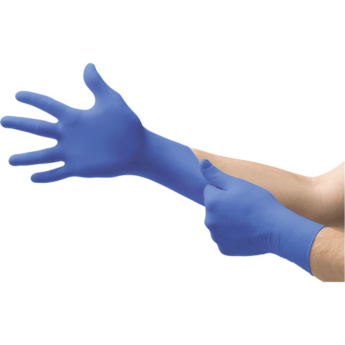 MICROFLEX N21 Disposable Gloves, 10/9.5/X-Large, Nitrile, 4.7-mil/5.5-mil, Powder-Free, Cobalt, Class 2 Pronet Distribution