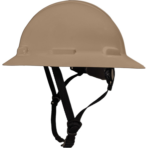 LIDGUARD&reg; Full Brim Hardhat with Chinstrap, Meets CSA Type 2, Ratchet Suspension, Vented Pronet Distribution