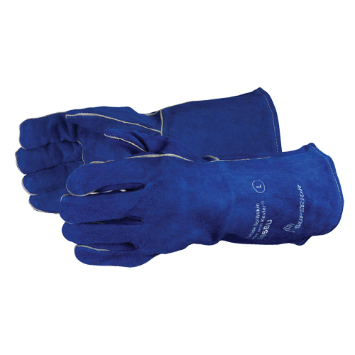 Welding Gloves, Split Cowhide, Size One Size Pronet Distribution